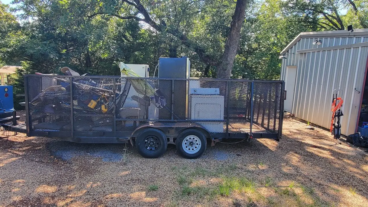 Commercial cleanout, loaded on site.